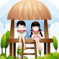 卡通情侣吃瓜头像,趣味横生头像大揭秘